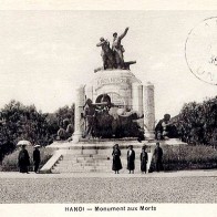 Hanoi - Monument aux Morts (Square Robin) - Vườn hoa Robin, nay là Vườn hoa Chi Lăng với bức tượng Lê Nin