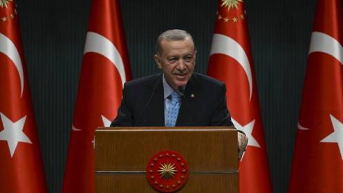 27. Dezember 2022 Präsident Erdoğan nach der Kabinettssitzung Foto AA (AA)